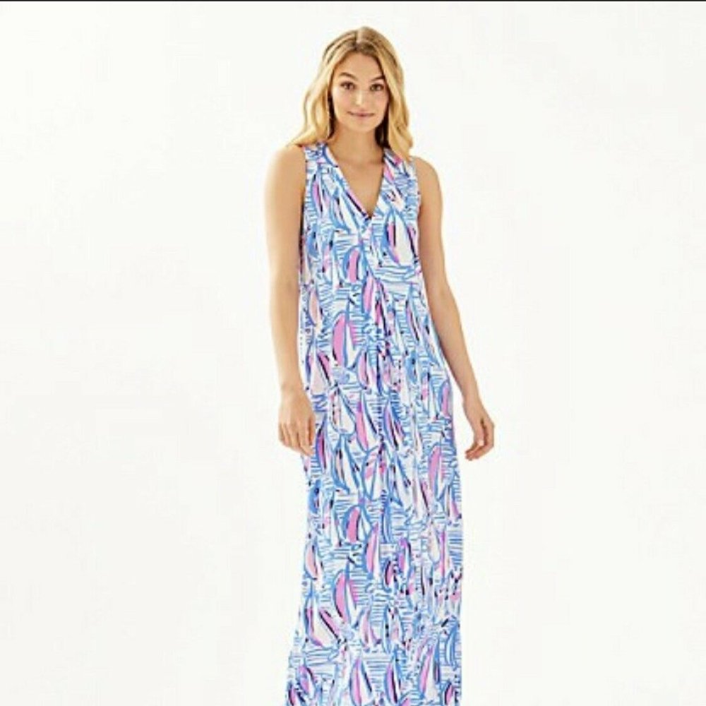 New Lilly Pulitzer Maxi Sleeveless Dress XL